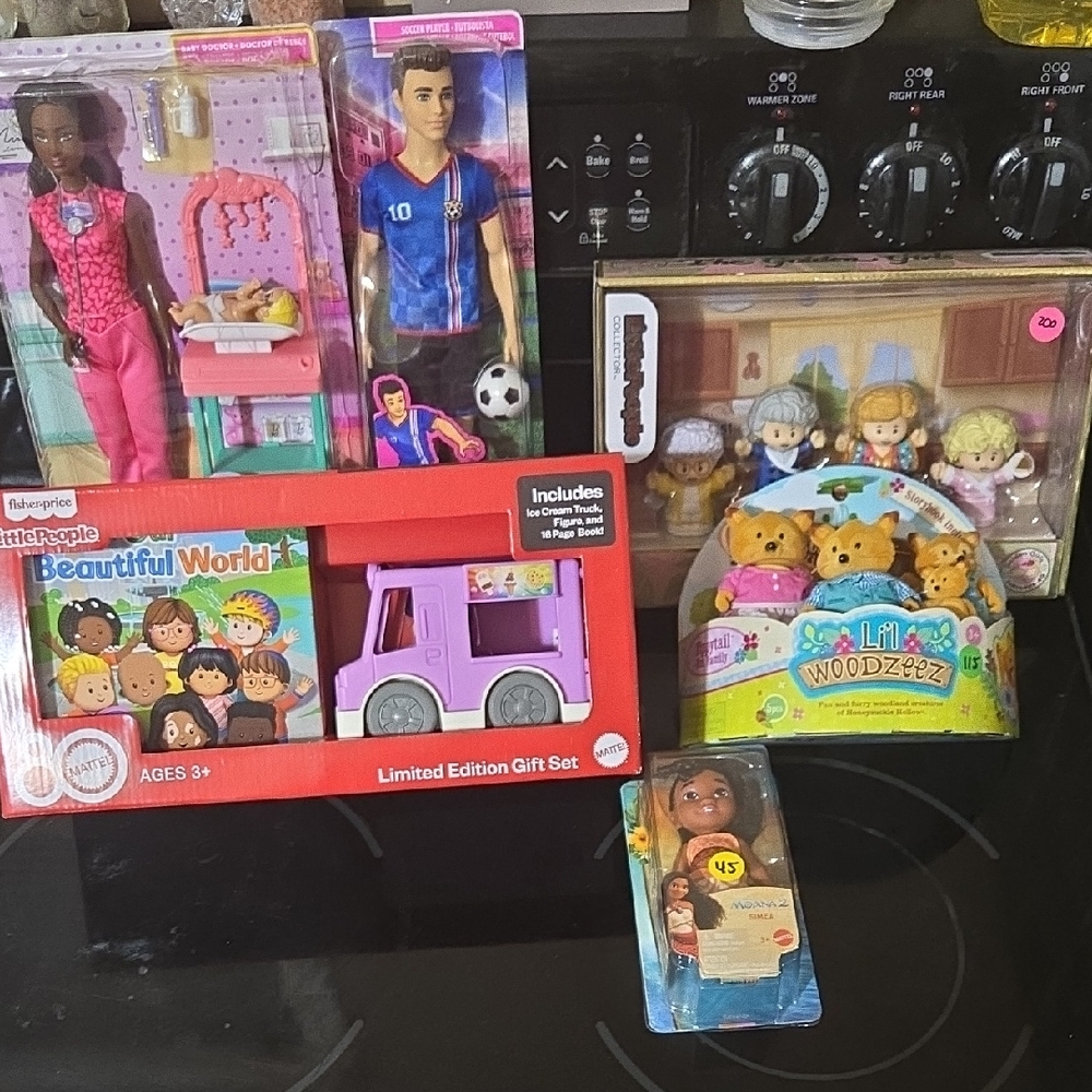 Mattel Ken Soccer Doll in Blue Jersey And Other Items All Shown For $40